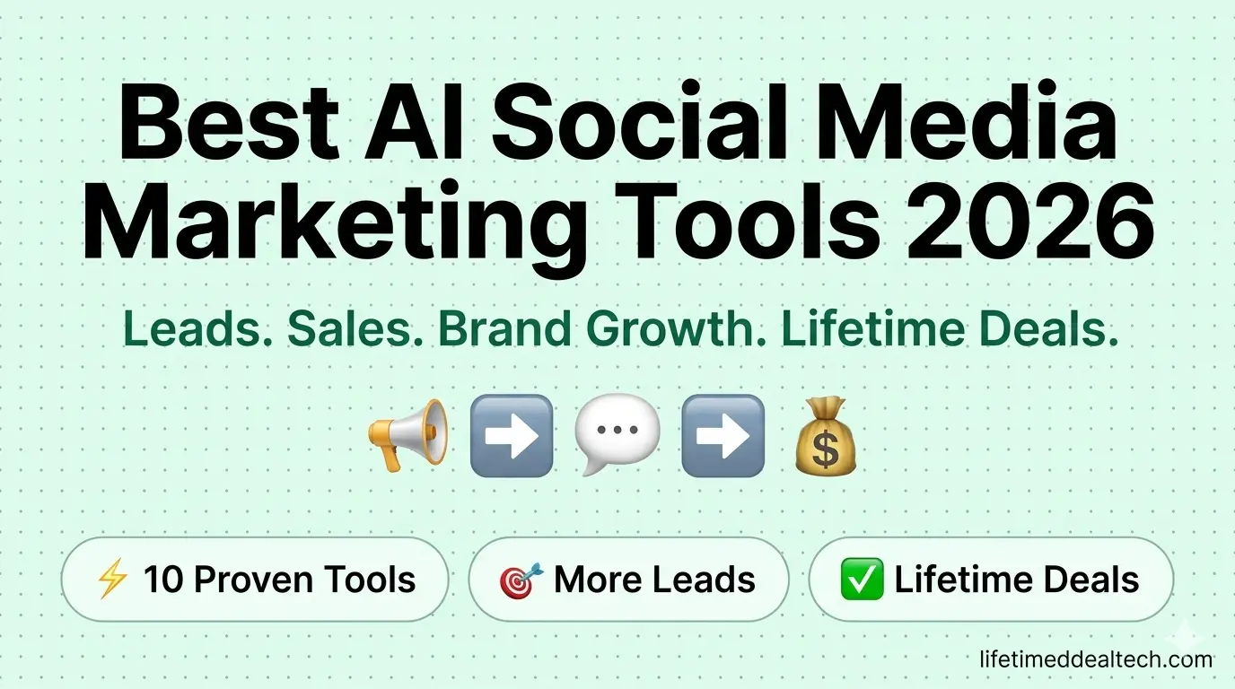 best ai social media marketing tools 2026 for leads and sales with lifetime deals