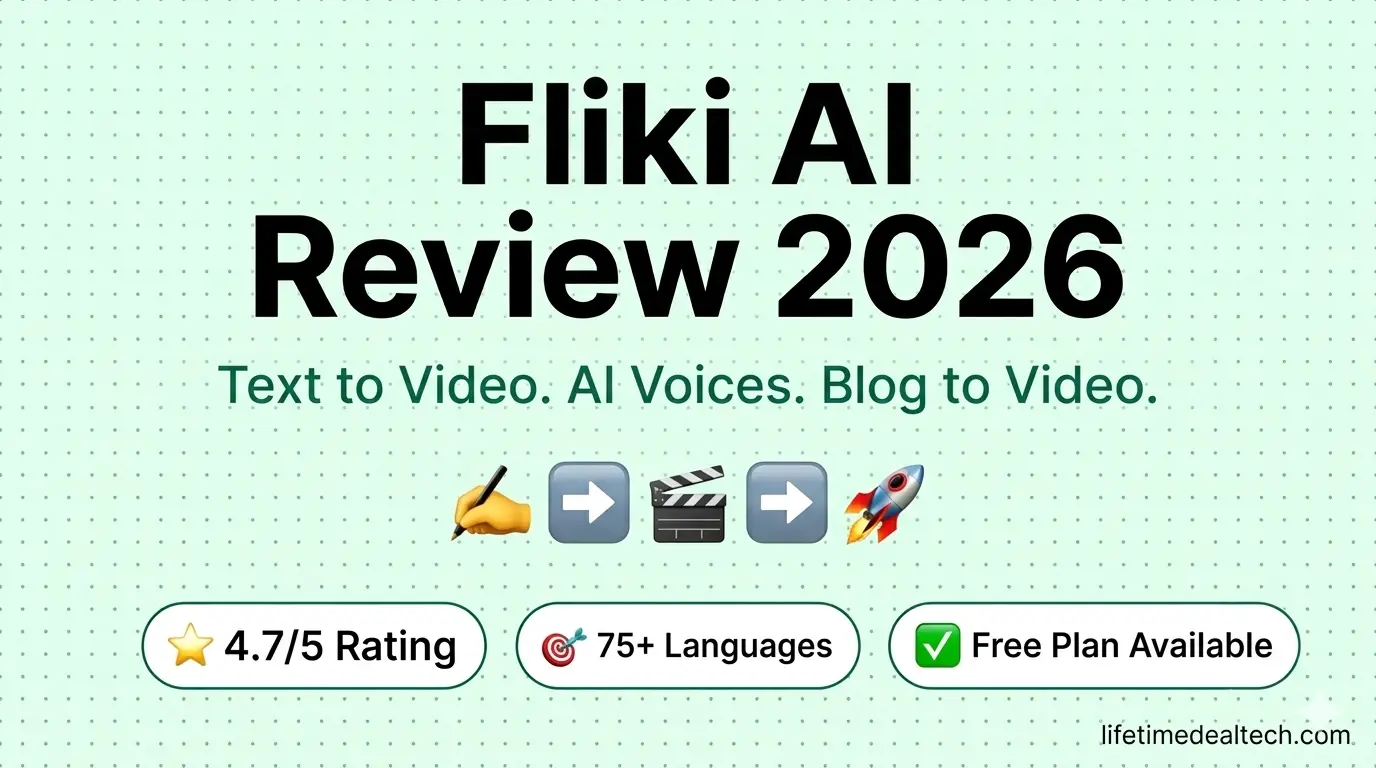 fliki ai review 2026 best text to video tool for bloggers with 75 plus language support and free plan