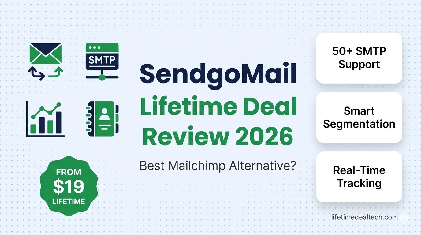 SendgoMail lifetime deal review 2026 — email marketing automation software