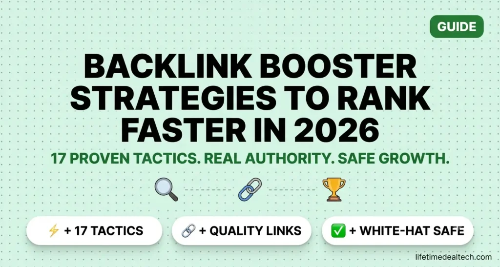Backlink booster strategies guide with 17 tactics for real authority and safe SEO growth in 2026