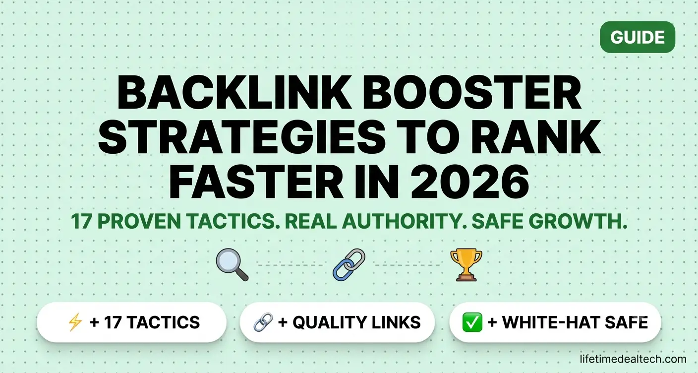 Backlink booster strategies guide with 17 tactics for real authority and safe SEO growth in 2026